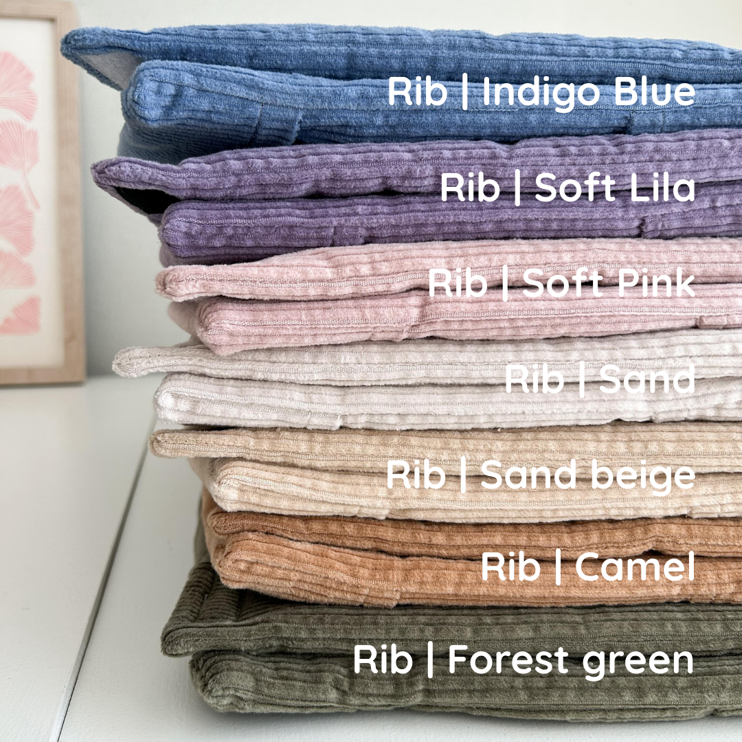 Kussenset | Rib Indigo Blue