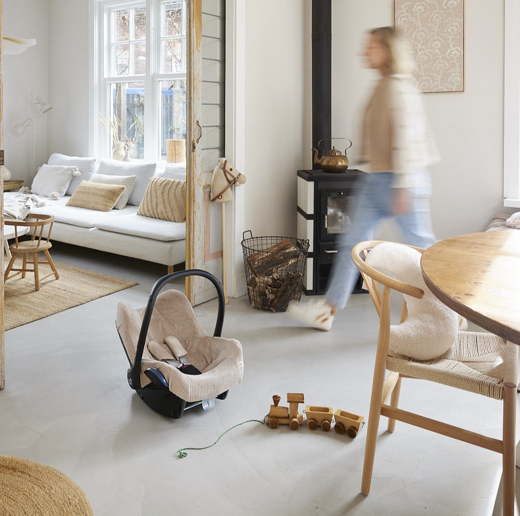 Maxi Cosi hoes | Rib taupe