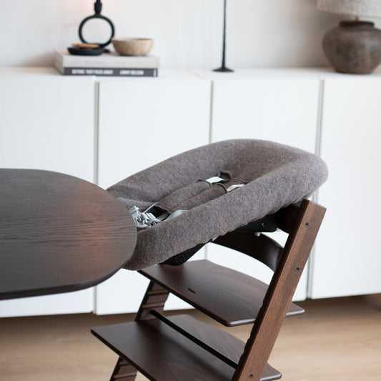 Tripp Trapp newbornhoes merinowol donkerbruin