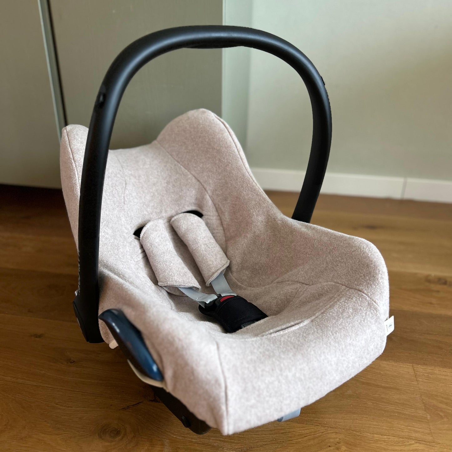 Maxi Cosi hoes | Cotton fleece taupe melange