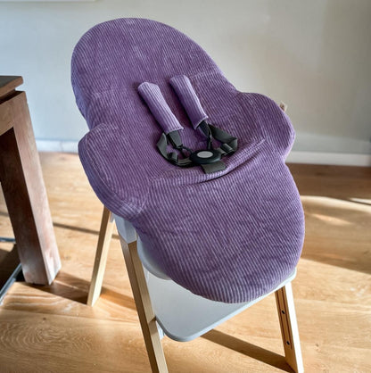 Cover purple corduroy Steps newbornset