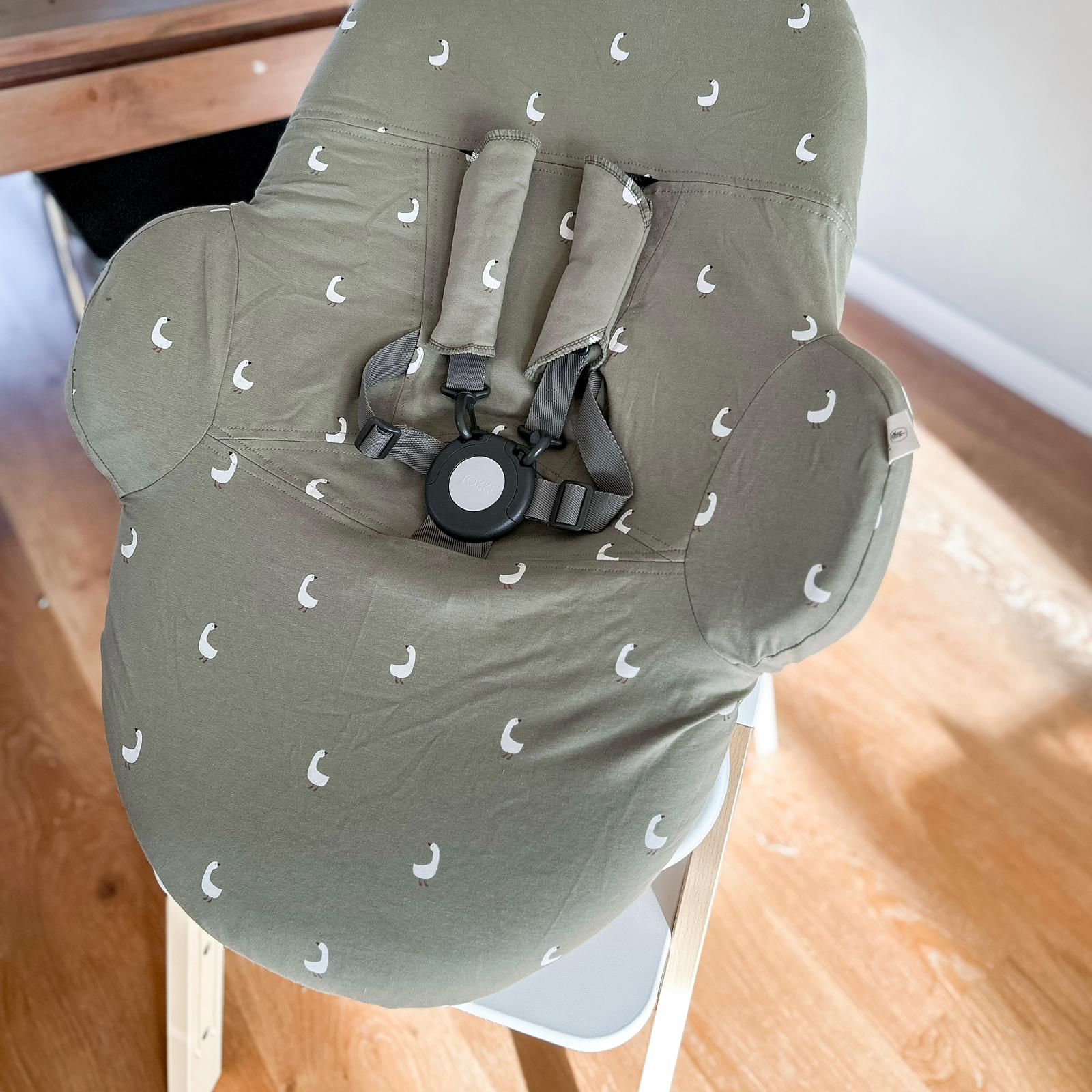 Olijfgroene hoes voor Steps newbornset