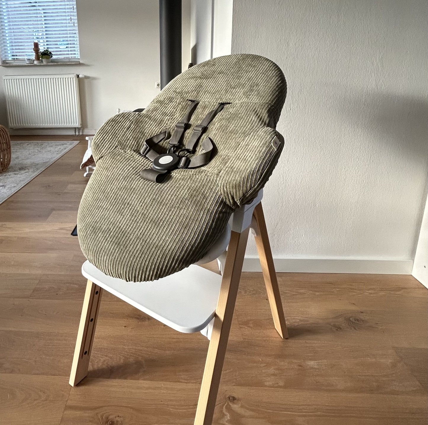 Stokke Steps newbornhoes | Rib moss green