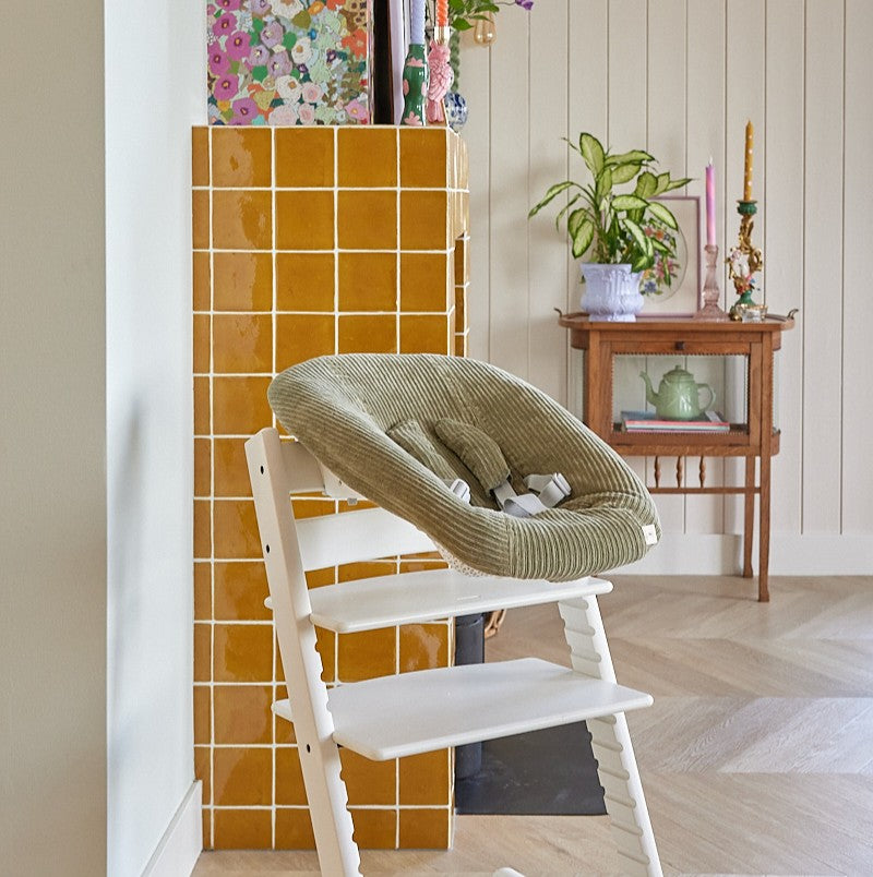 Tripp Trapp newborn hoes | Rib moss green