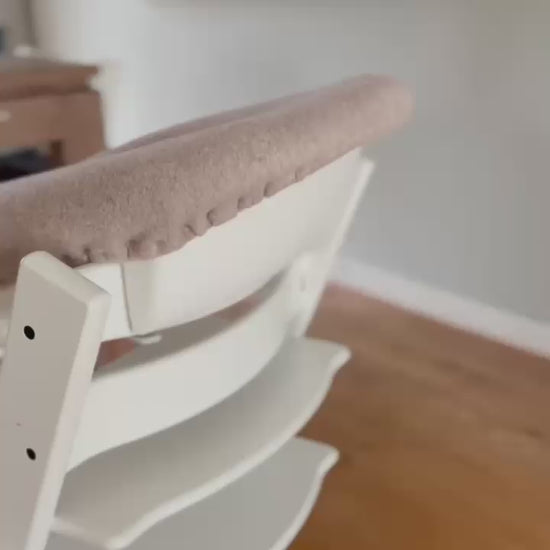 Video newbornhoes cotton fleece melange taupe