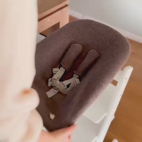 Video newbornhoes Tripp Trapp merinowol